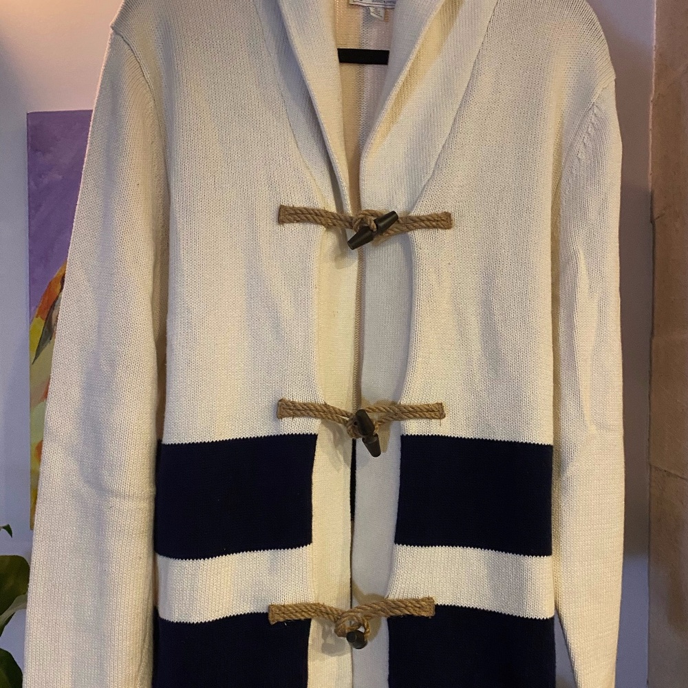 Men's GAP Nautical Cardigan w/Toggle Buttons M US
